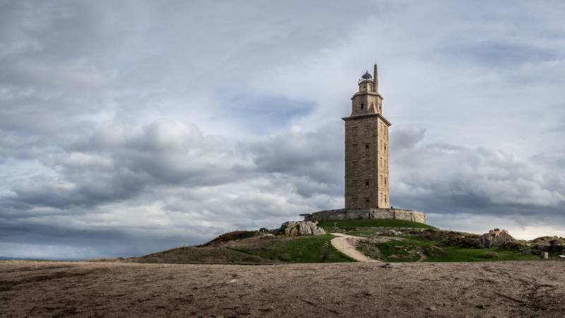 Patrimonios de la humanidad más espectaculares de España Torre de Hercules